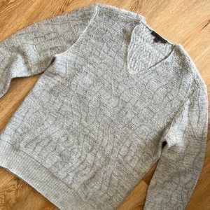 John Varvatos alpaca wool knit sweater Large